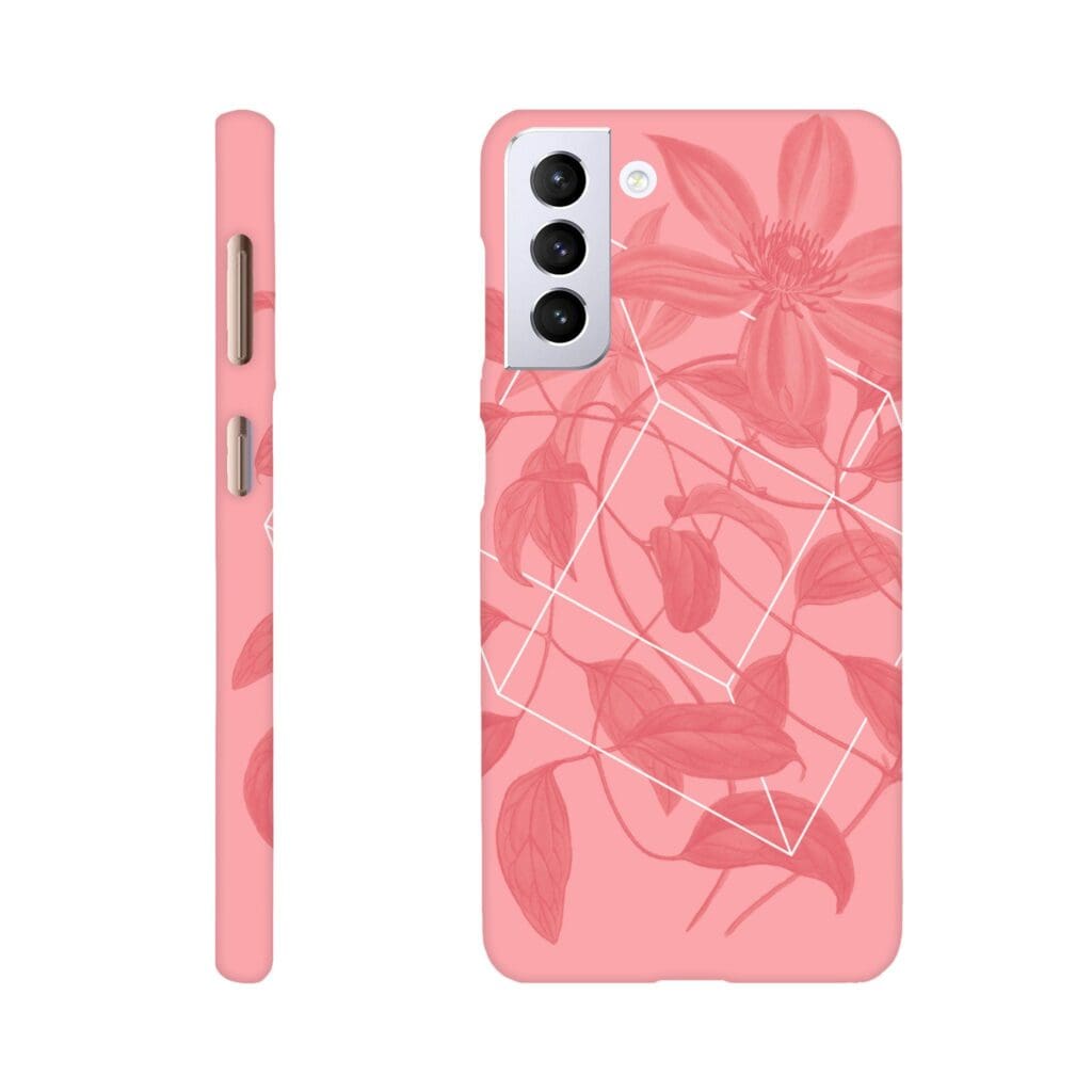 Floralies funda delgada rosa