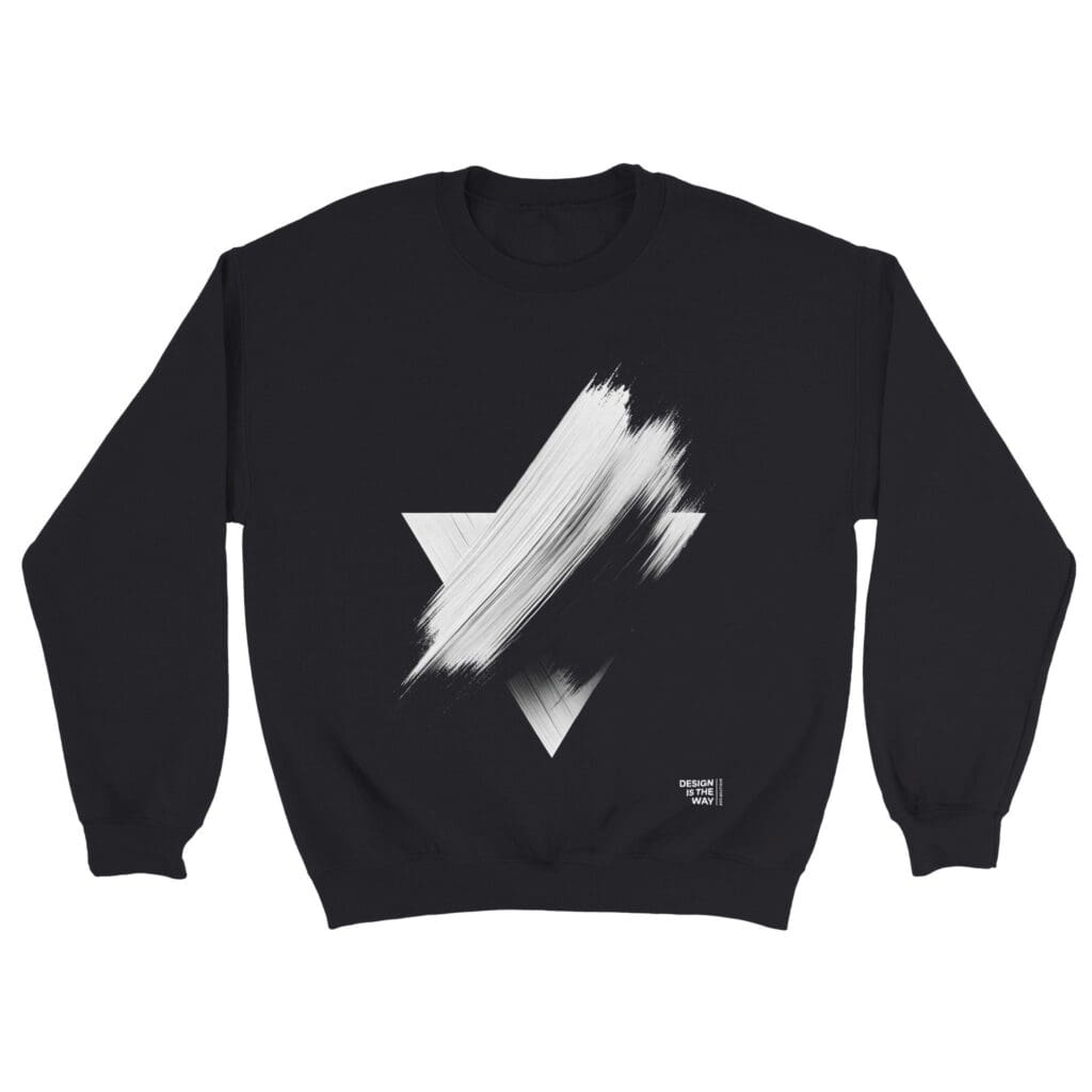 Brushstroke T. Crewneck Sweatshirt