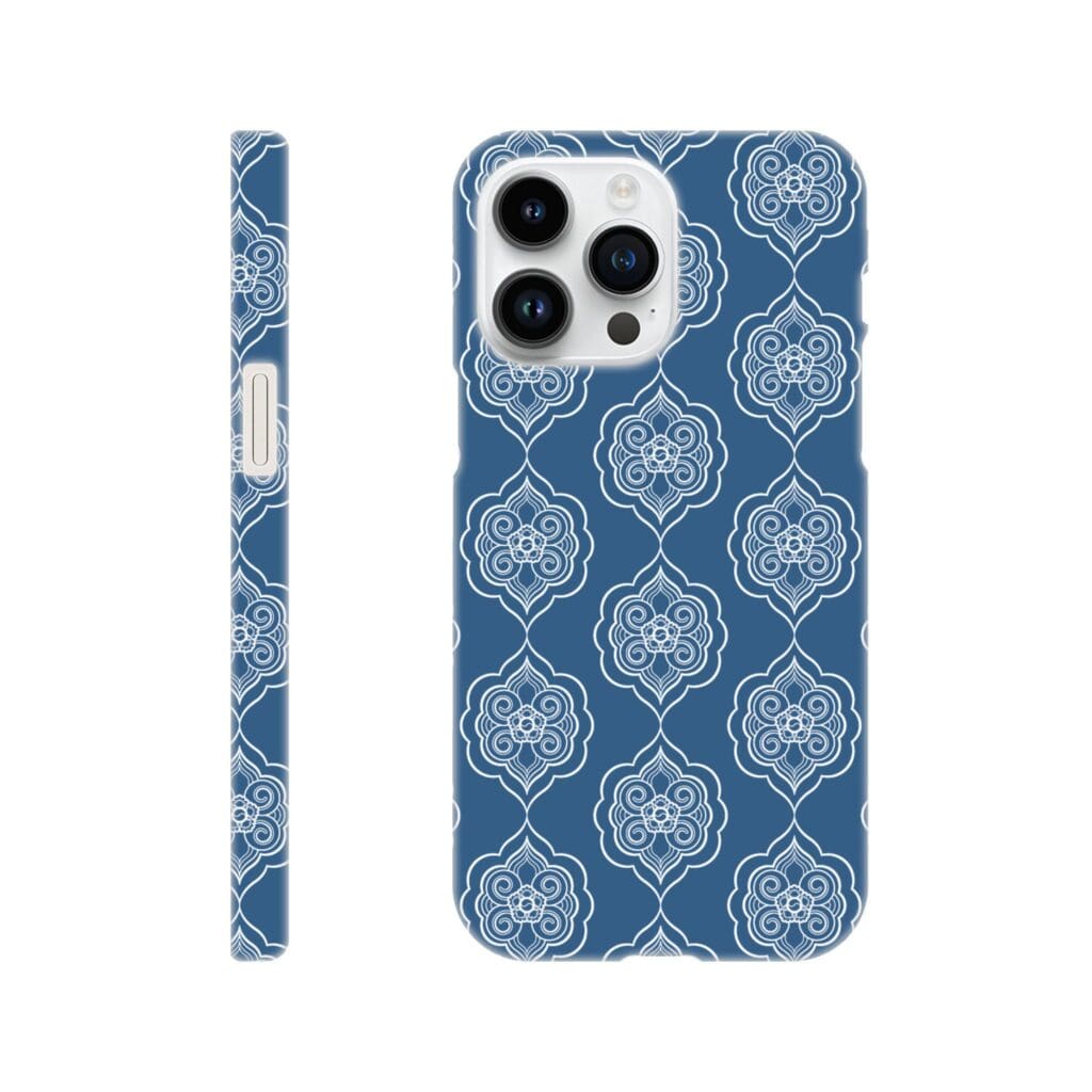Ornaments blue Slim cover