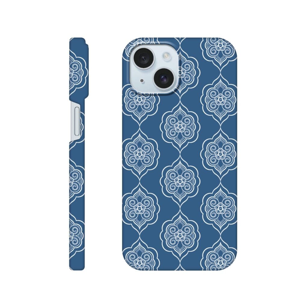 Ornaments blue Slim cover