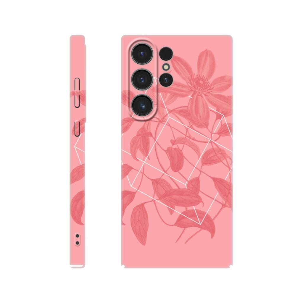 Floralies funda delgada rosa