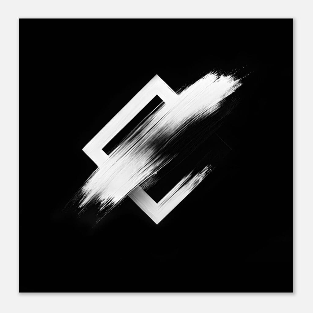 Brushstroke S.B. Art Print Carta Premium