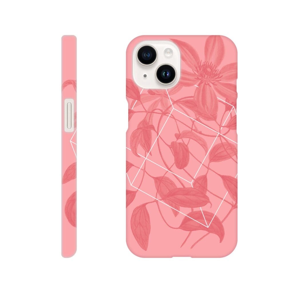 Floralies funda delgada rosa