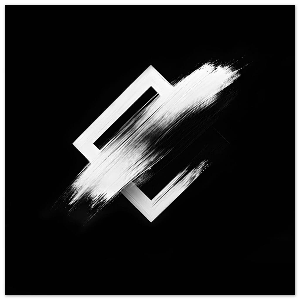 Brushstroke S.B. Art Print Carta Premium