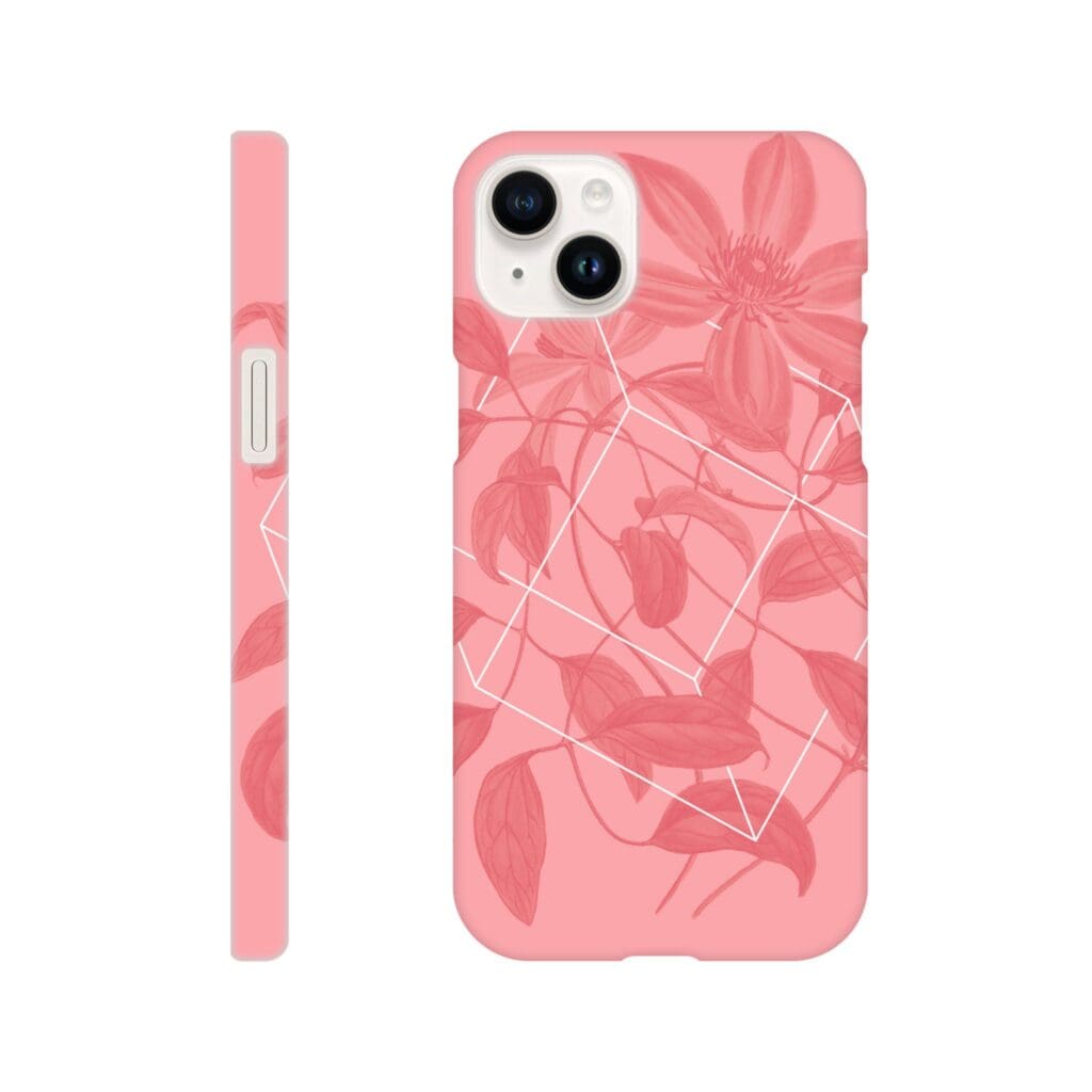 Floralies funda delgada rosa