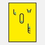 AA Contest amor Art Print Enmarcado