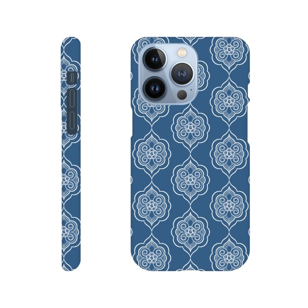 Ornaments blue Slim cover