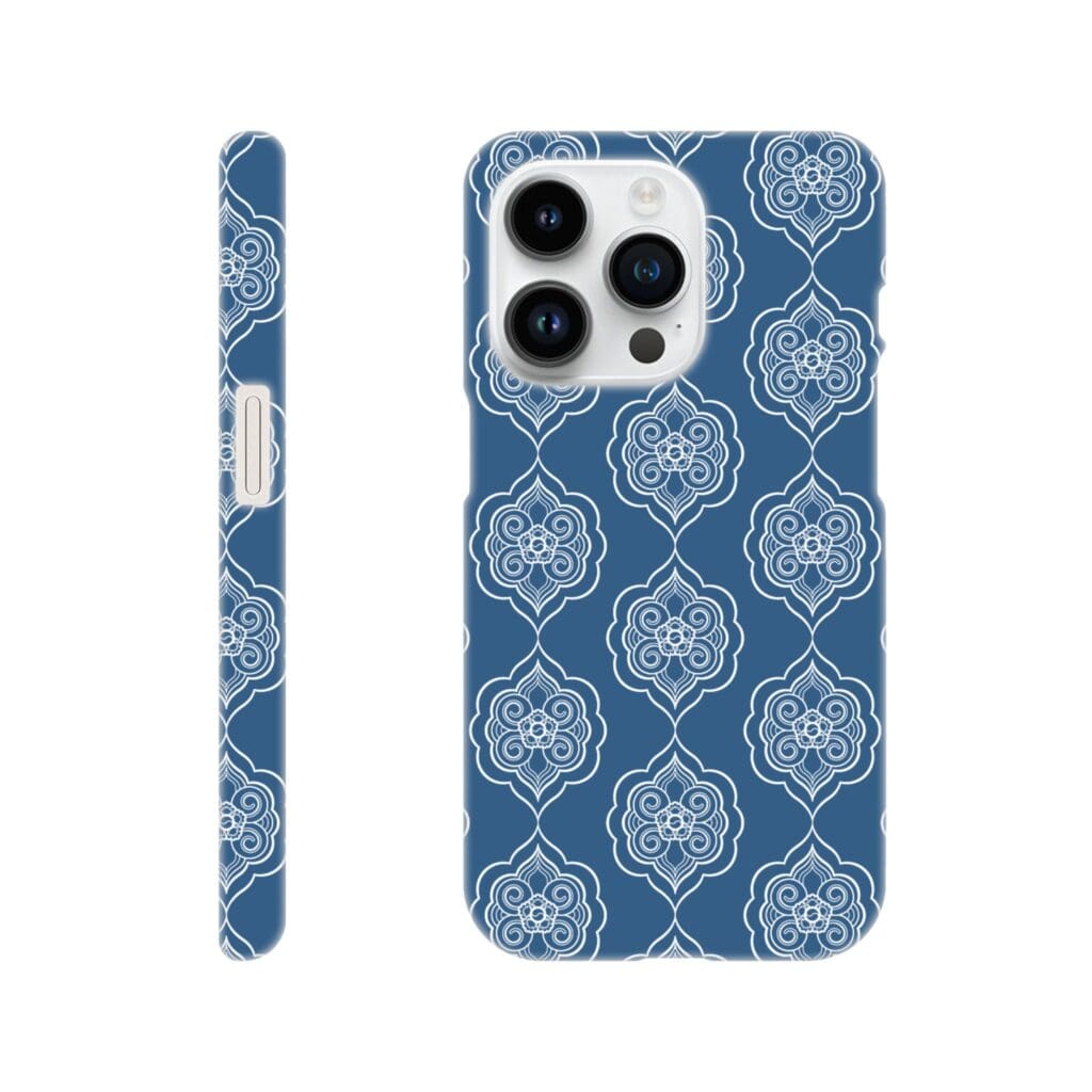 Ornaments blue Slim cover