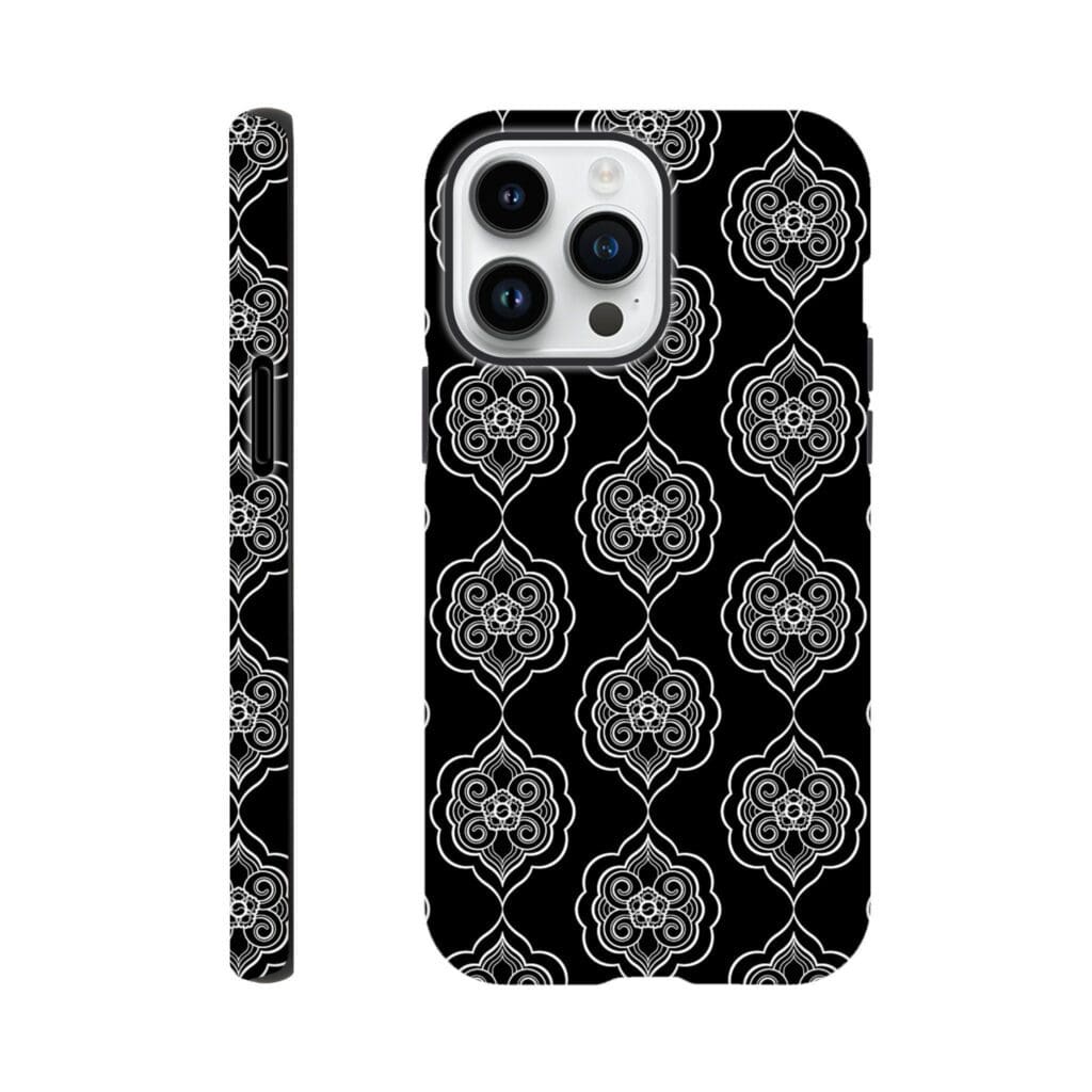 Ornaments cubierta resistente negra