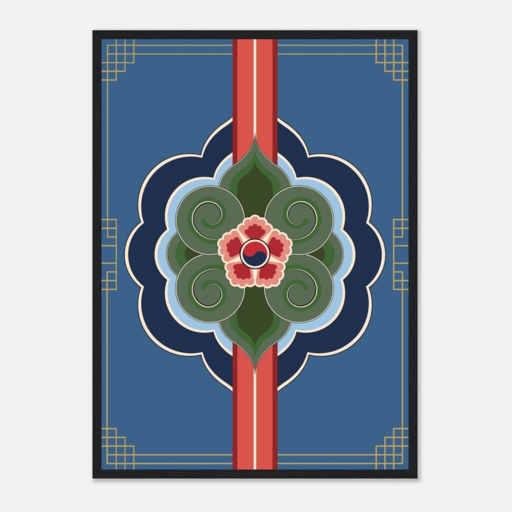 Ornaments City Art Print Framed