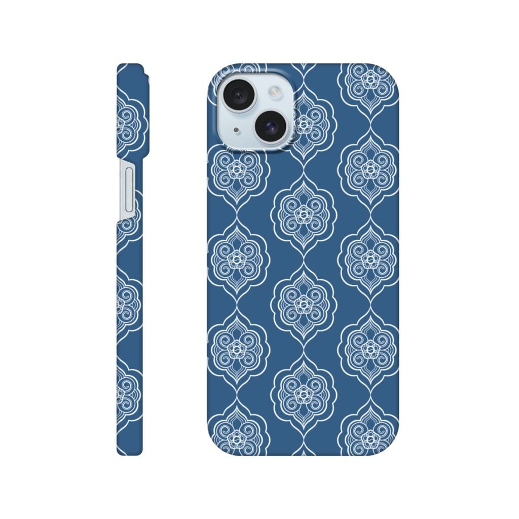 Ornaments blue Slim cover