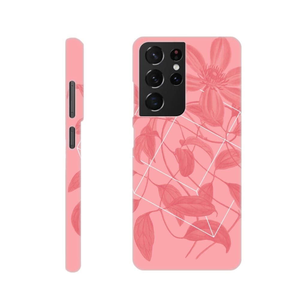Floralies funda delgada rosa