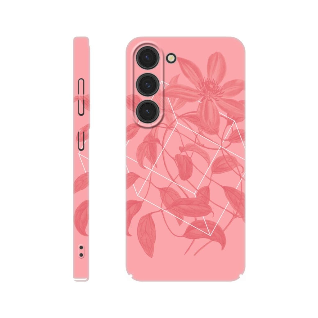 Floralies funda delgada rosa