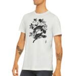 Flora&Fauna black T-shirt classic