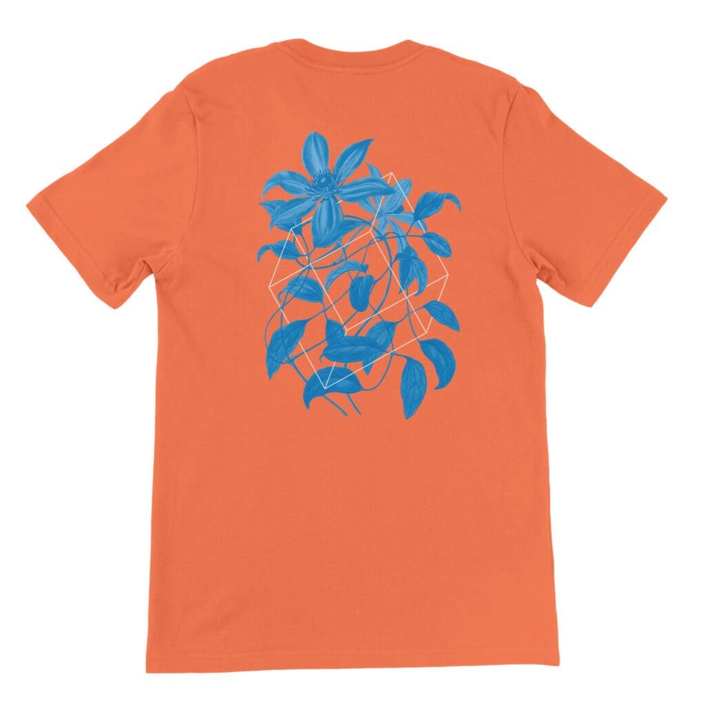 Floralies blue T-shirt premium