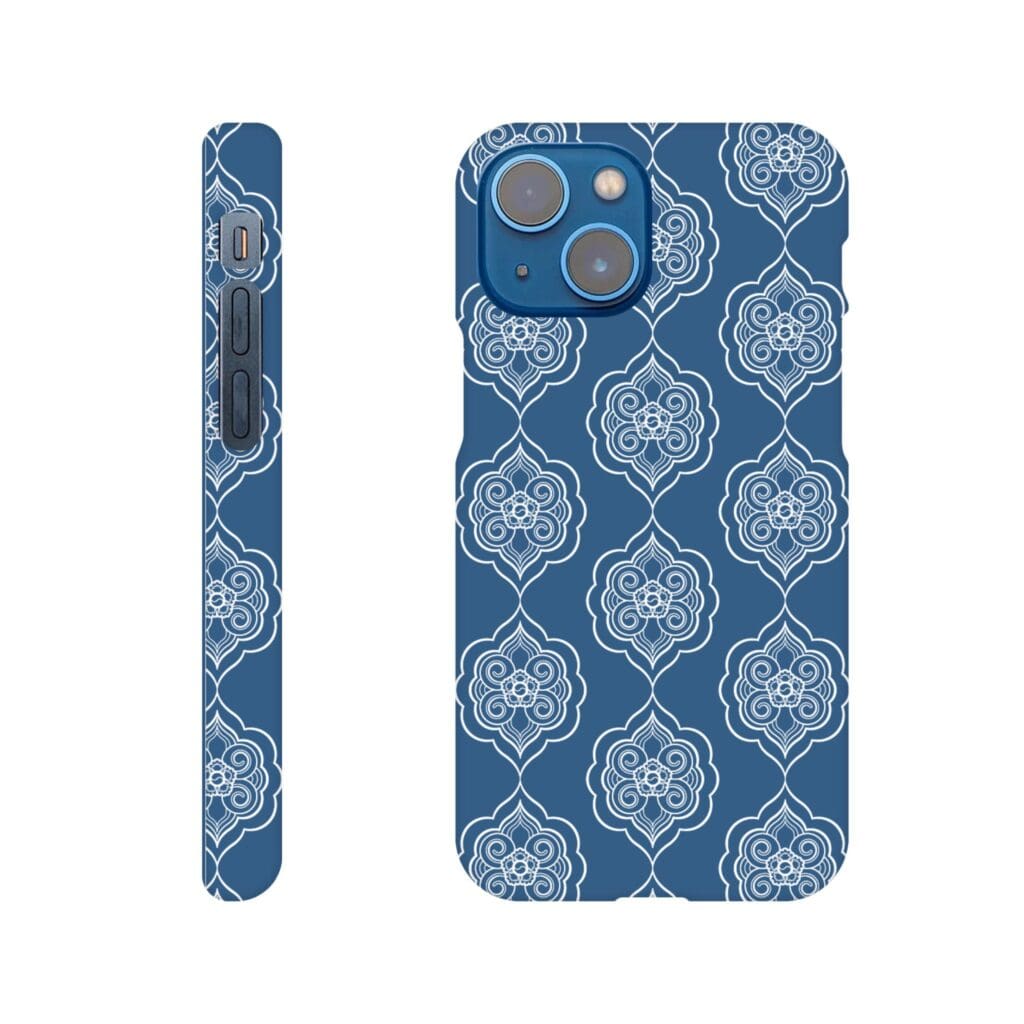 Ornaments blue Slim cover