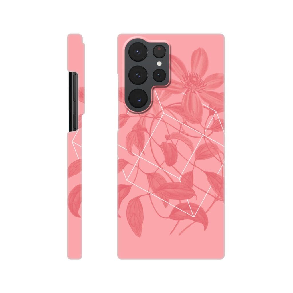 Floralies funda delgada rosa