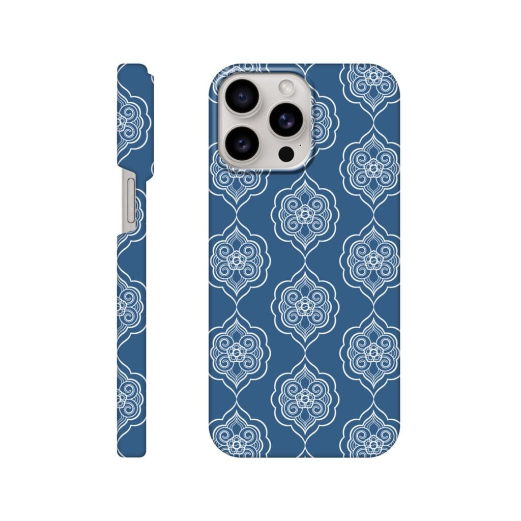 Ornaments blue Slim cover