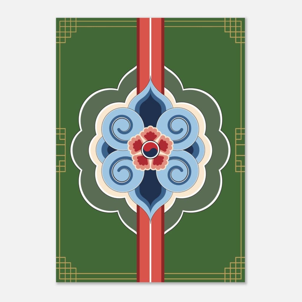 Ornaments forest Art Print Premium Paper