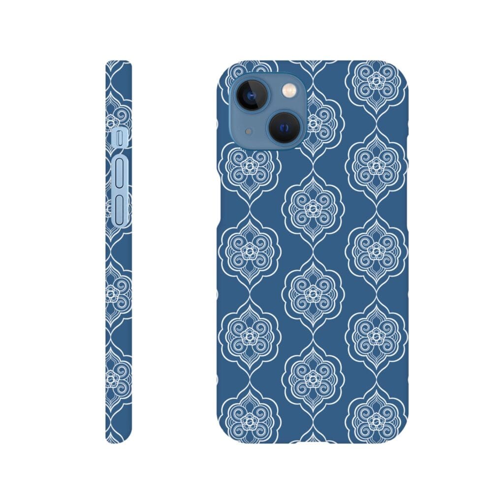 Ornaments blue Slim cover