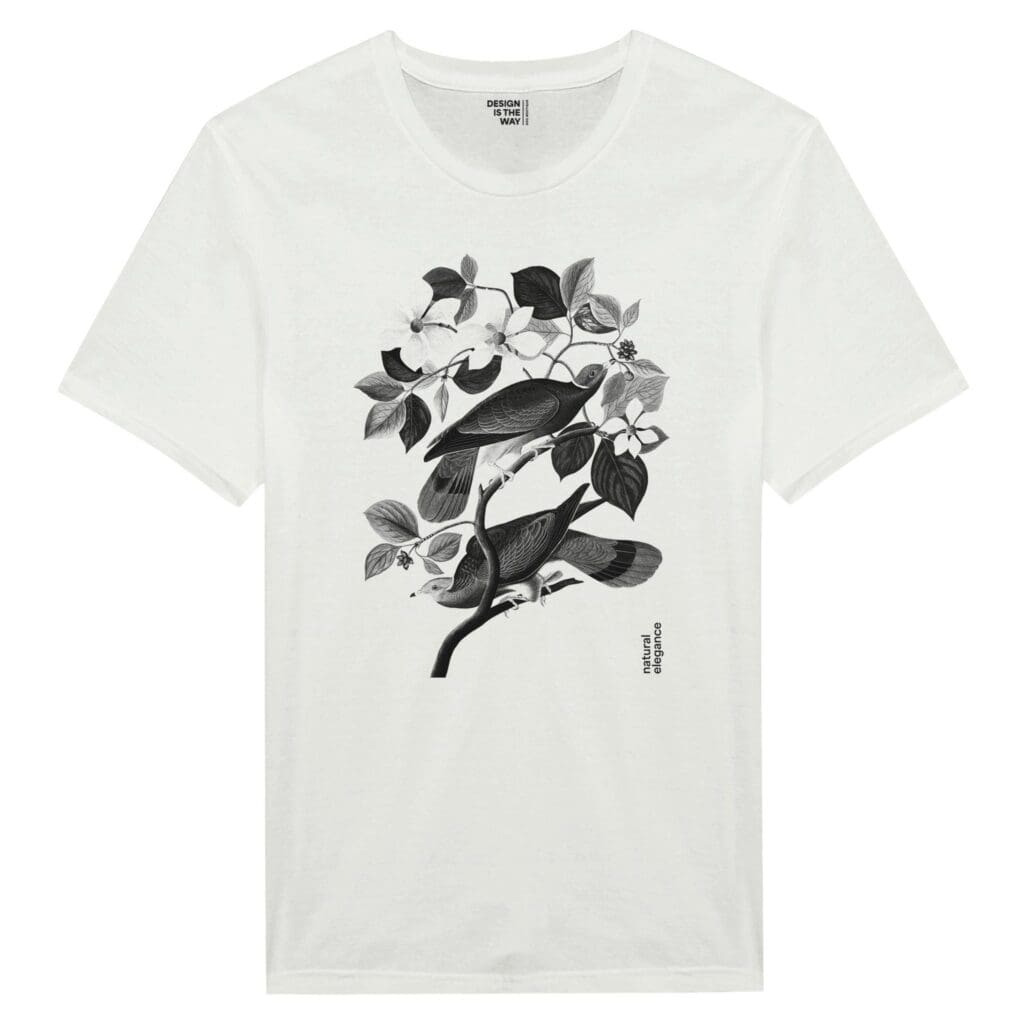 Flora&Fauna black T-shirt classic