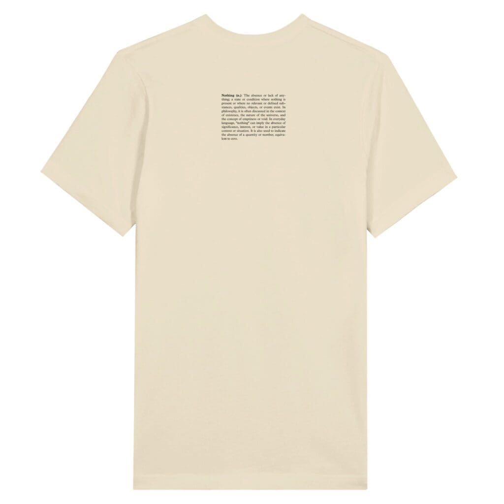 Words nothing premium t-shirt