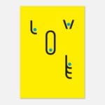 AA Contest amor Art Print Papel Premium