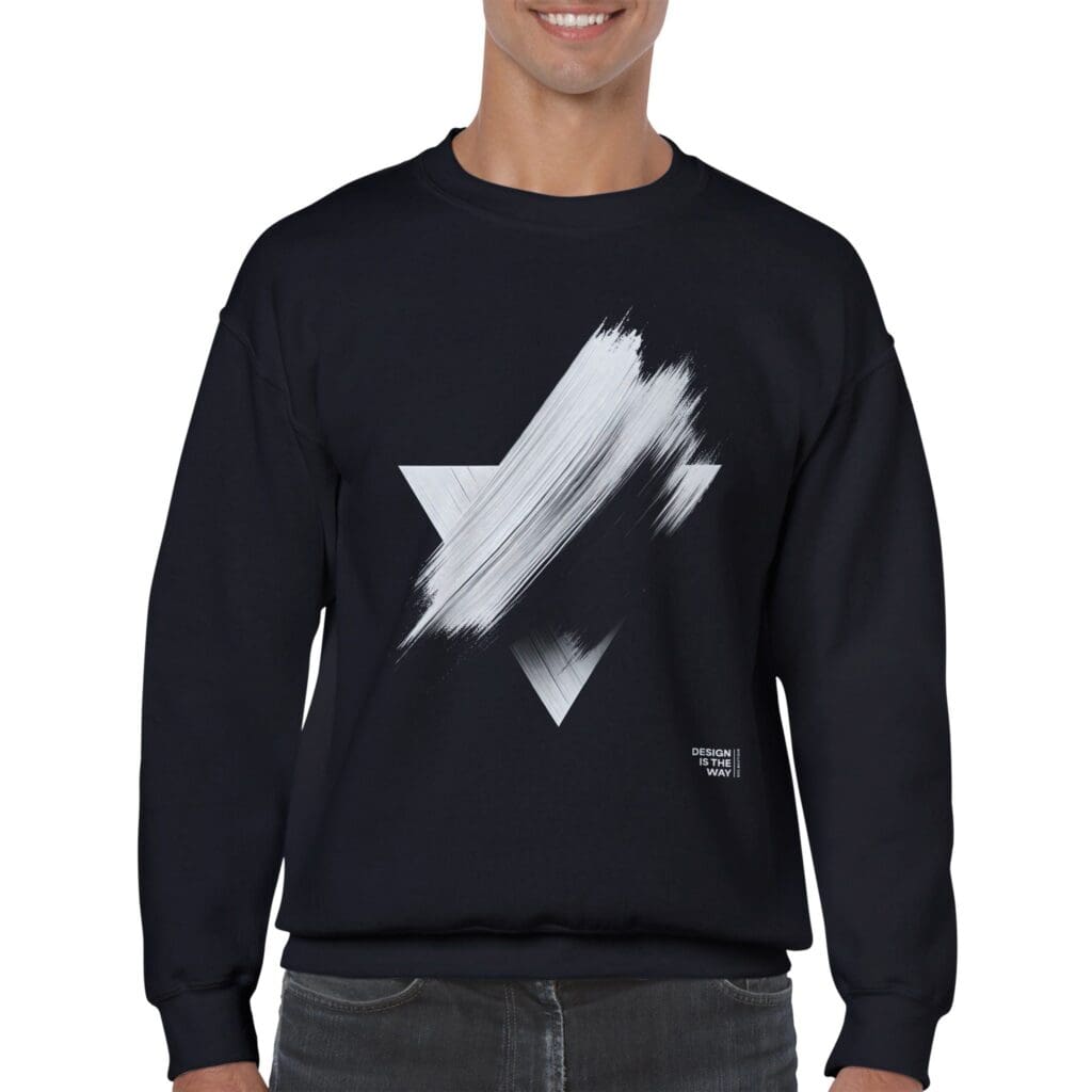 Brushstroke T. Crewneck Sweatshirt