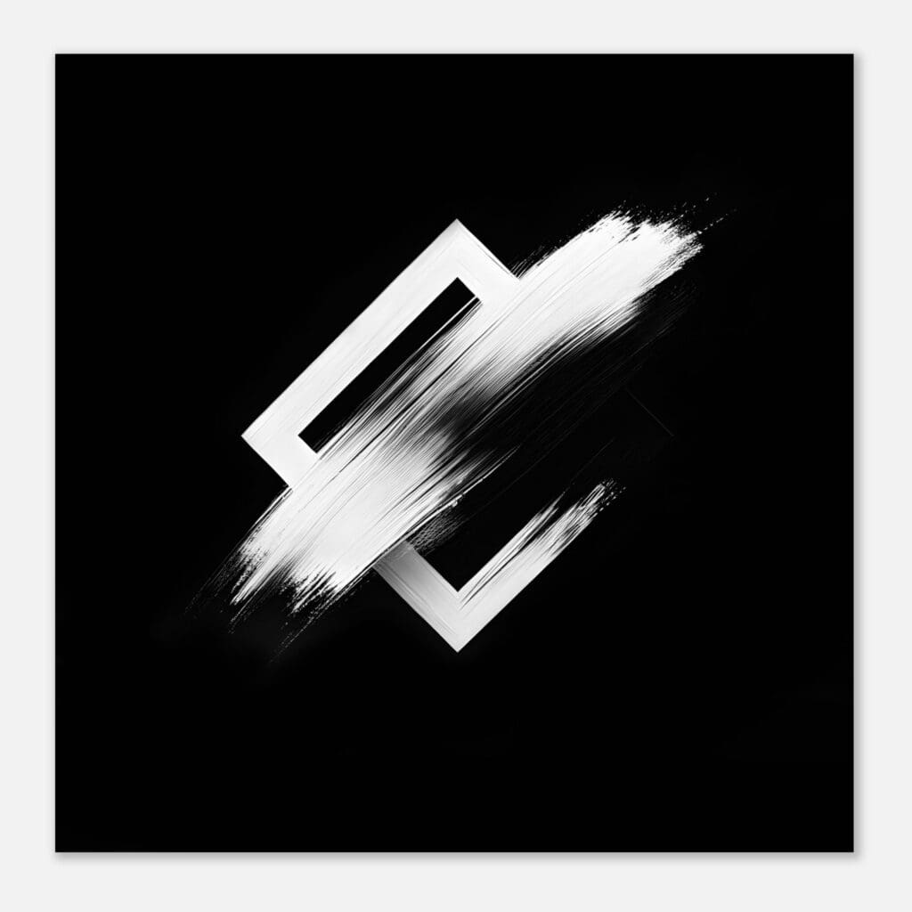 Brushstroke S.B. Art Print Carta Premium