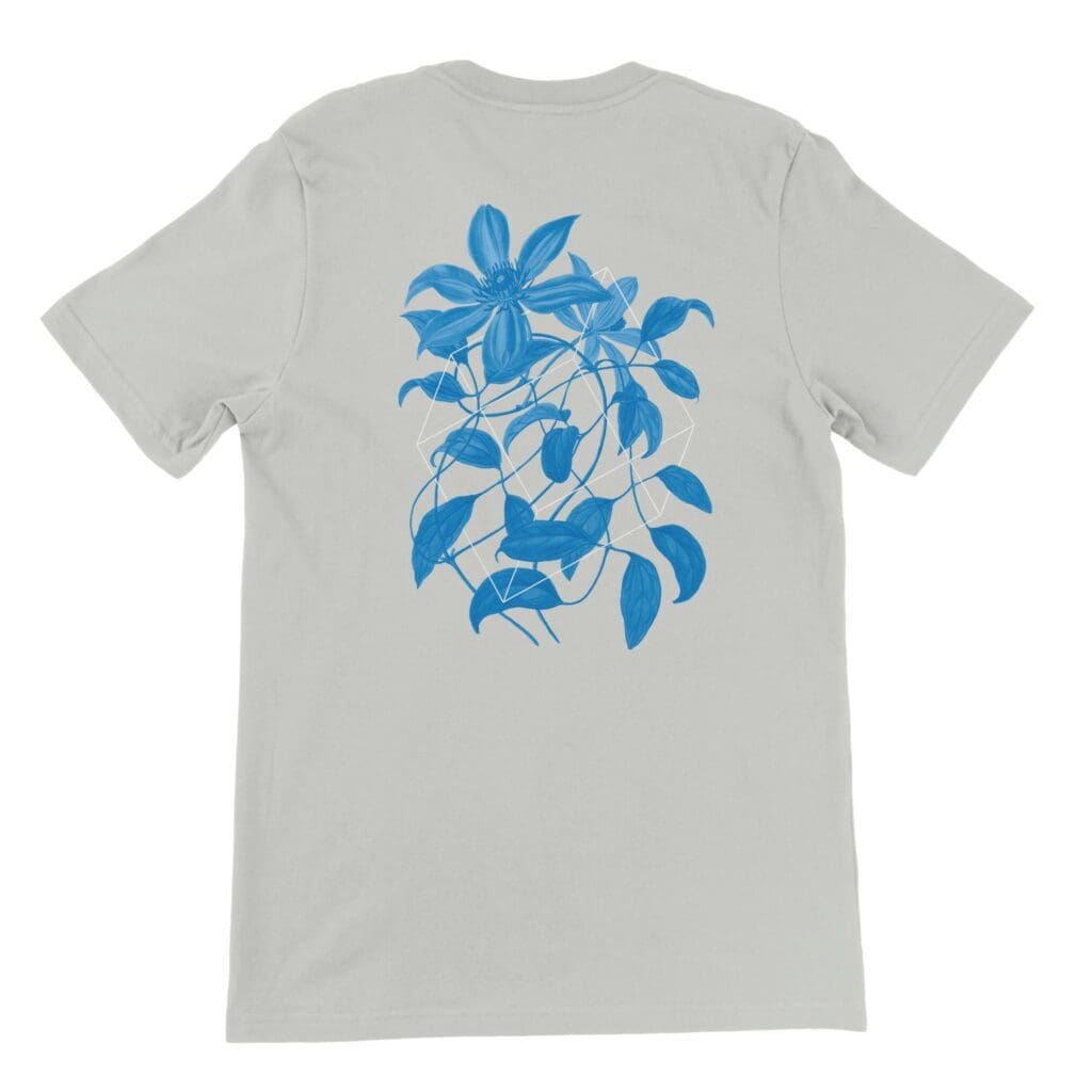 Floralies blue T-shirt premium