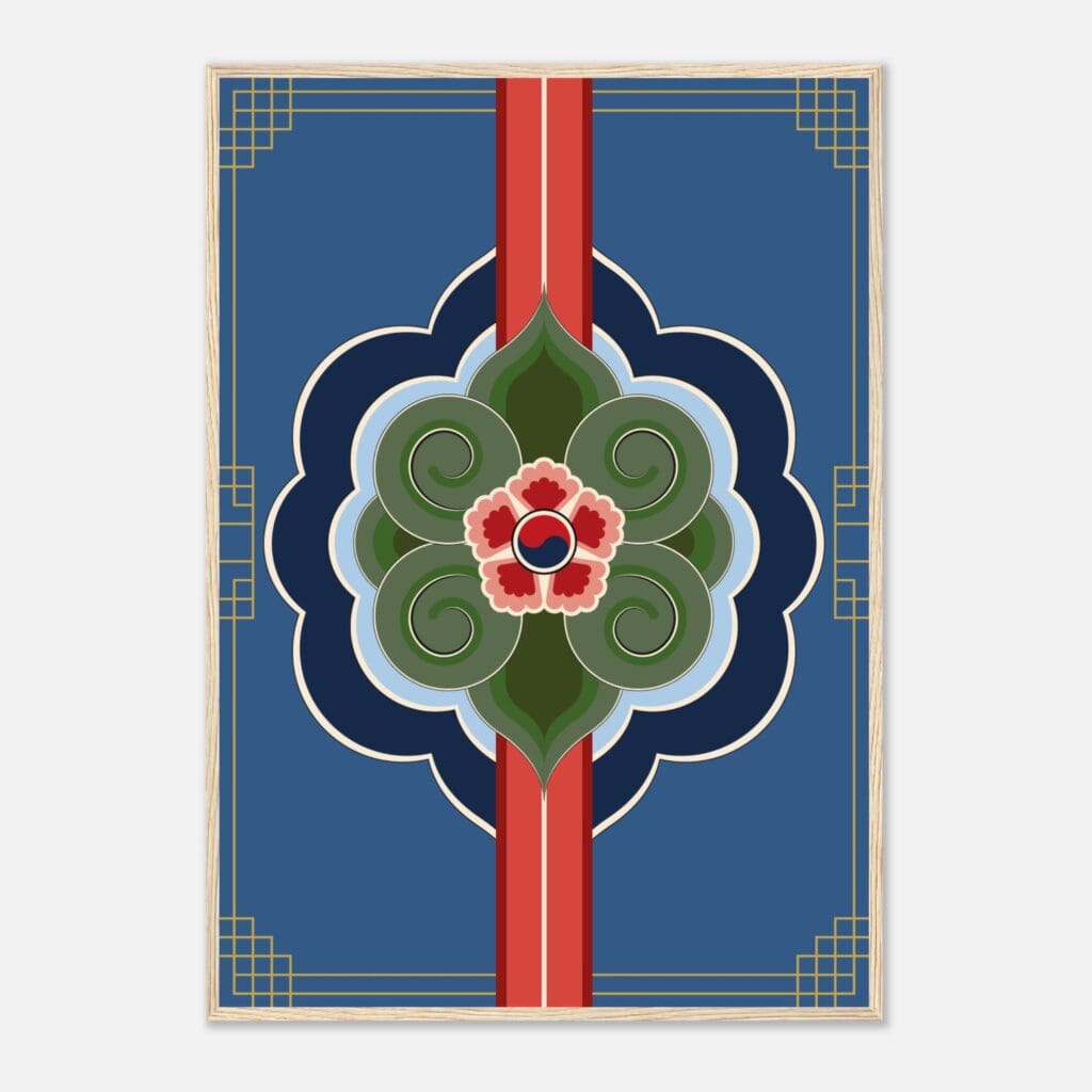 Ornaments City Art Print Framed