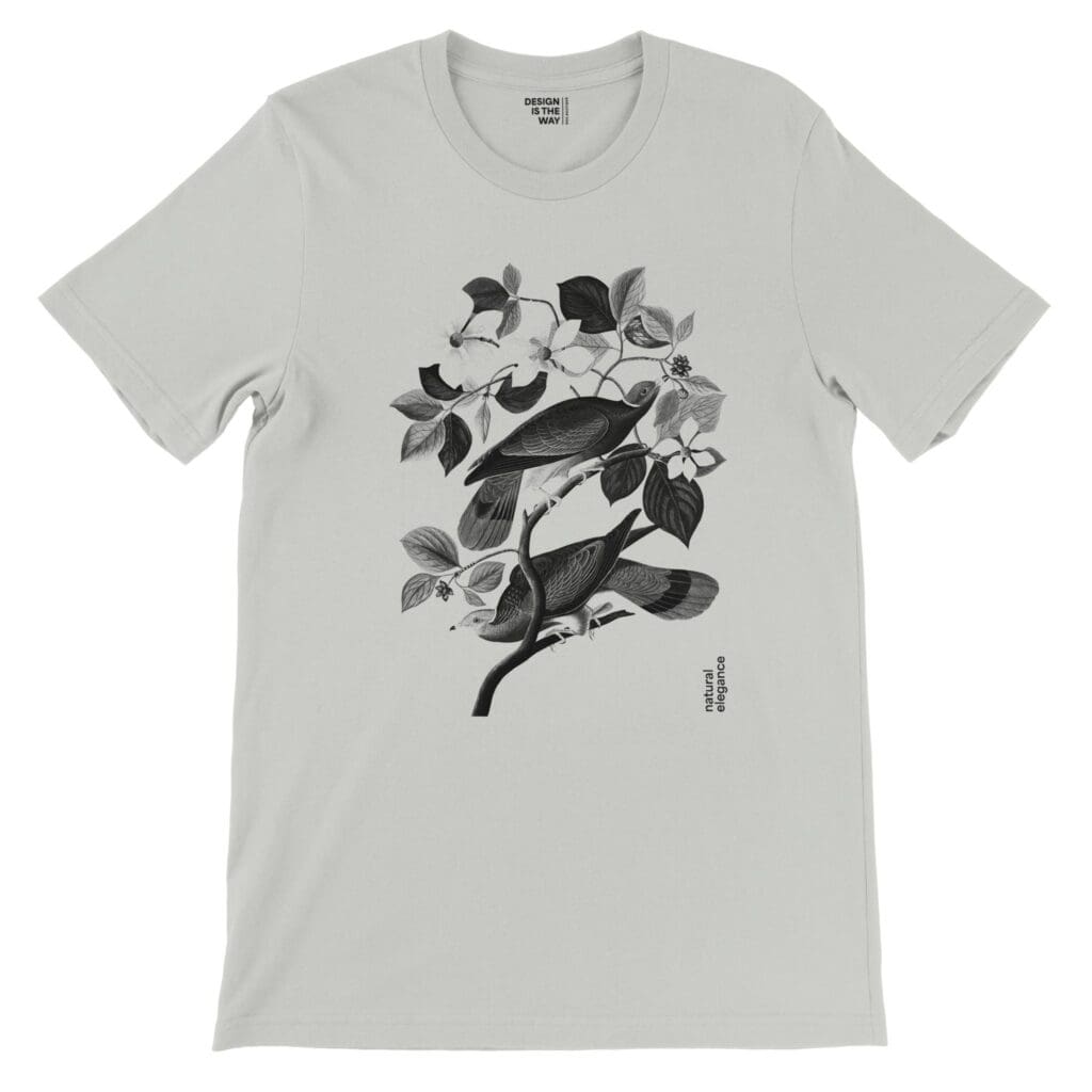 Flora&Fauna black T-shirt premium