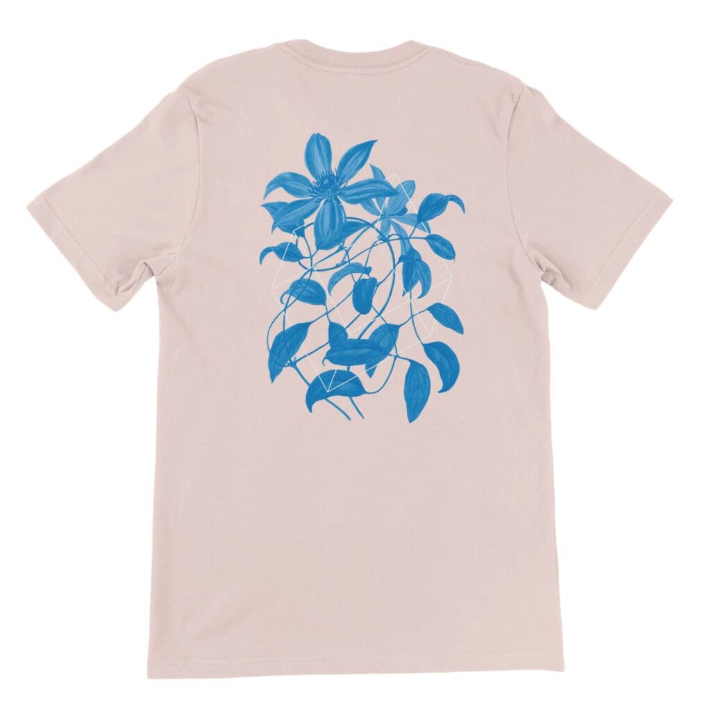 Floralies blue T-shirt premium