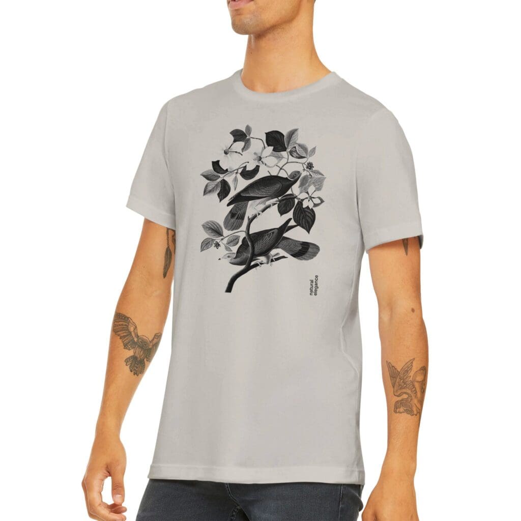 Flora&Fauna black T-shirt classic