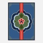 Ornaments City Art Print Framed