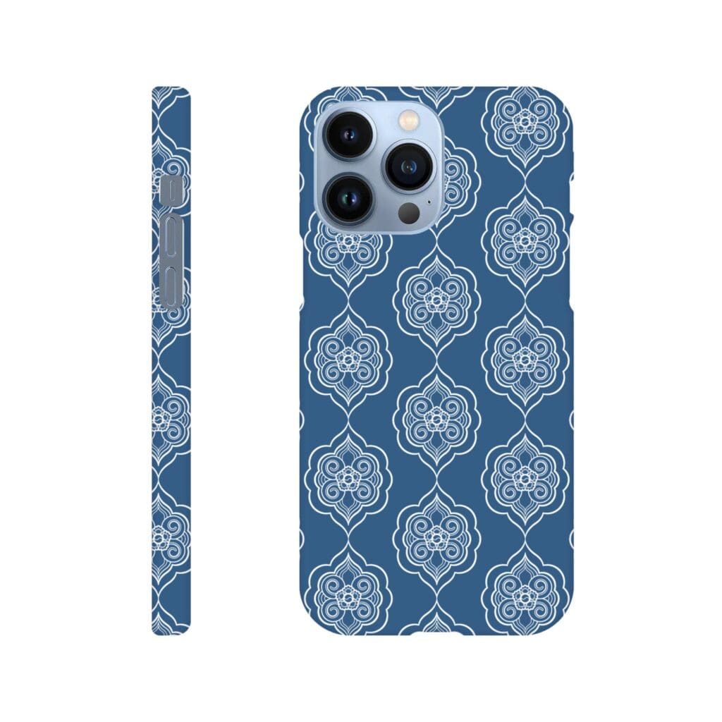 Ornaments blue Slim cover