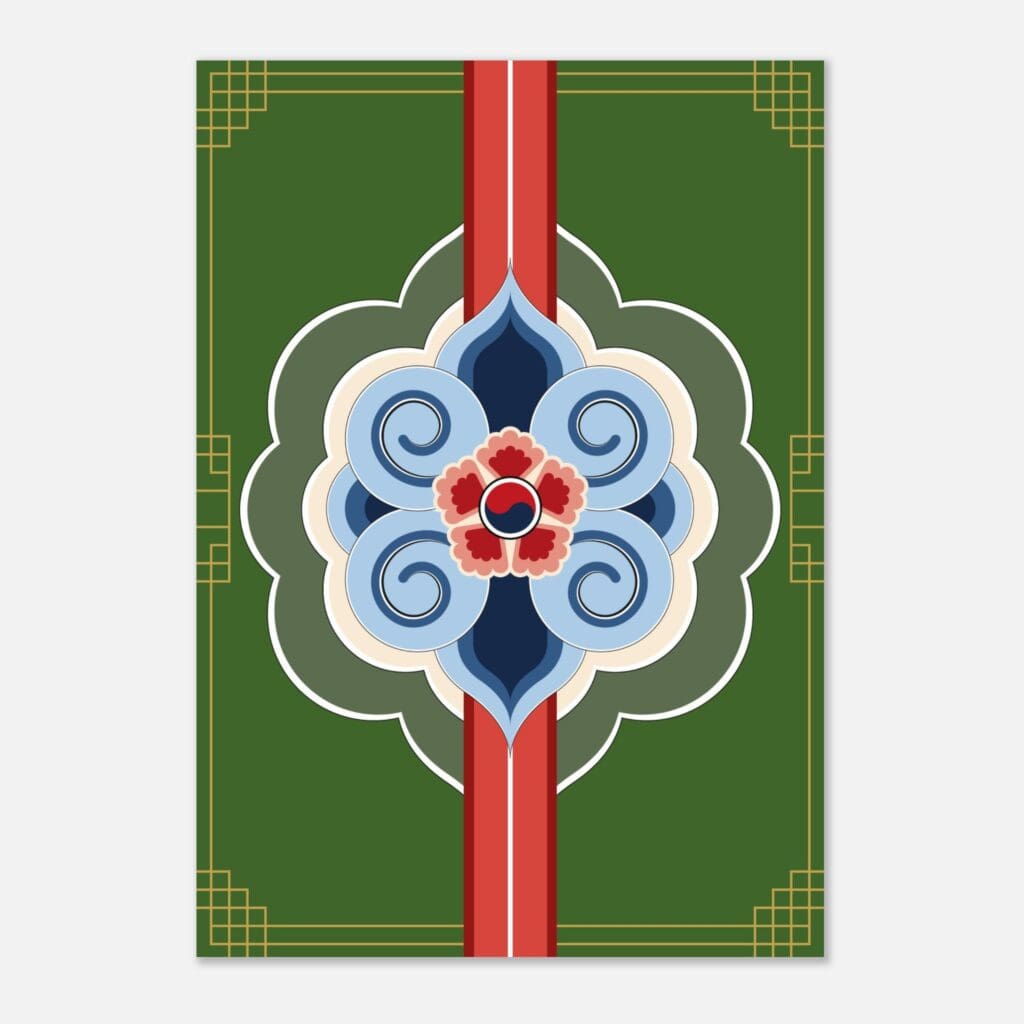 Ornaments forest Art Print Premium Paper