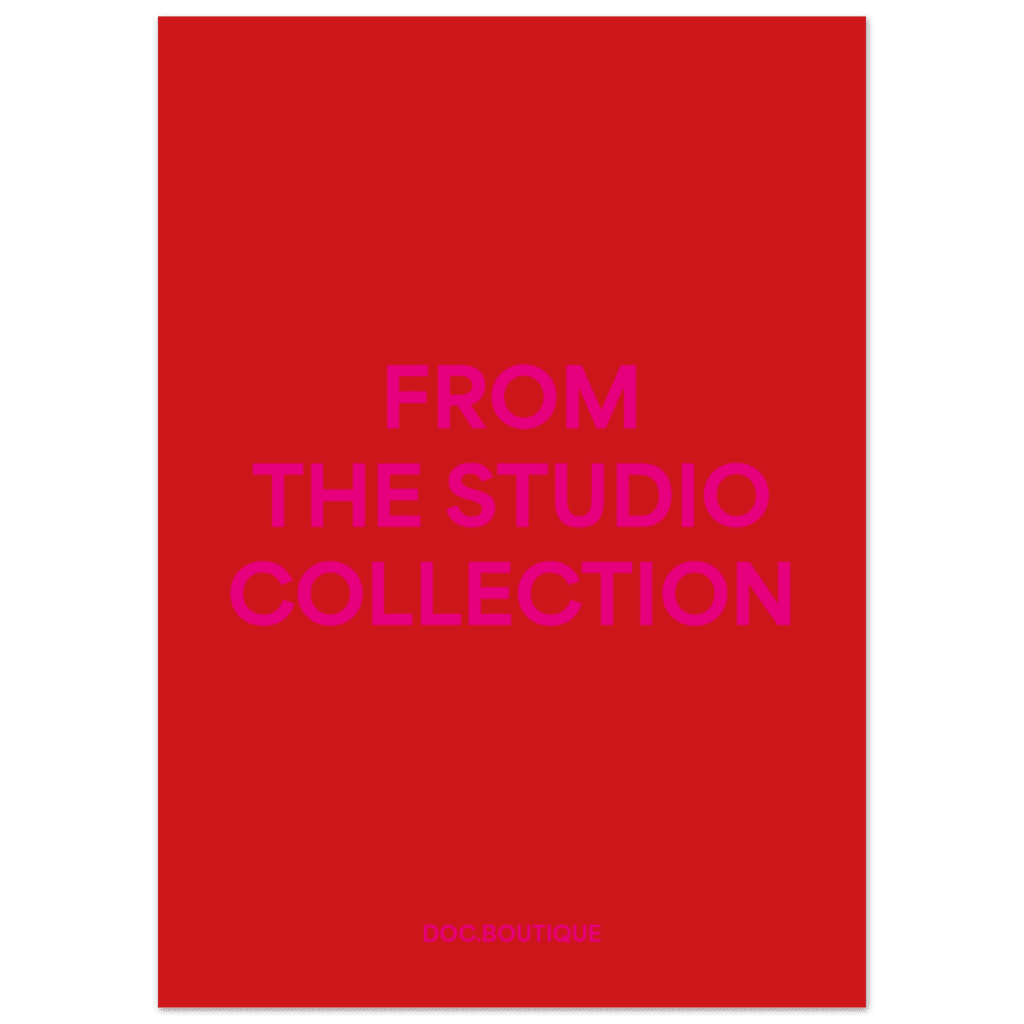 From the studio collection coloured Art Print Carta Premium