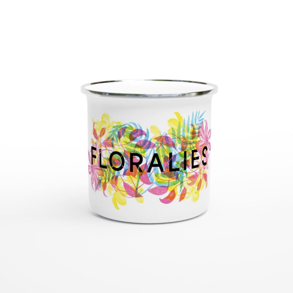 Floralies Taza esmaltada