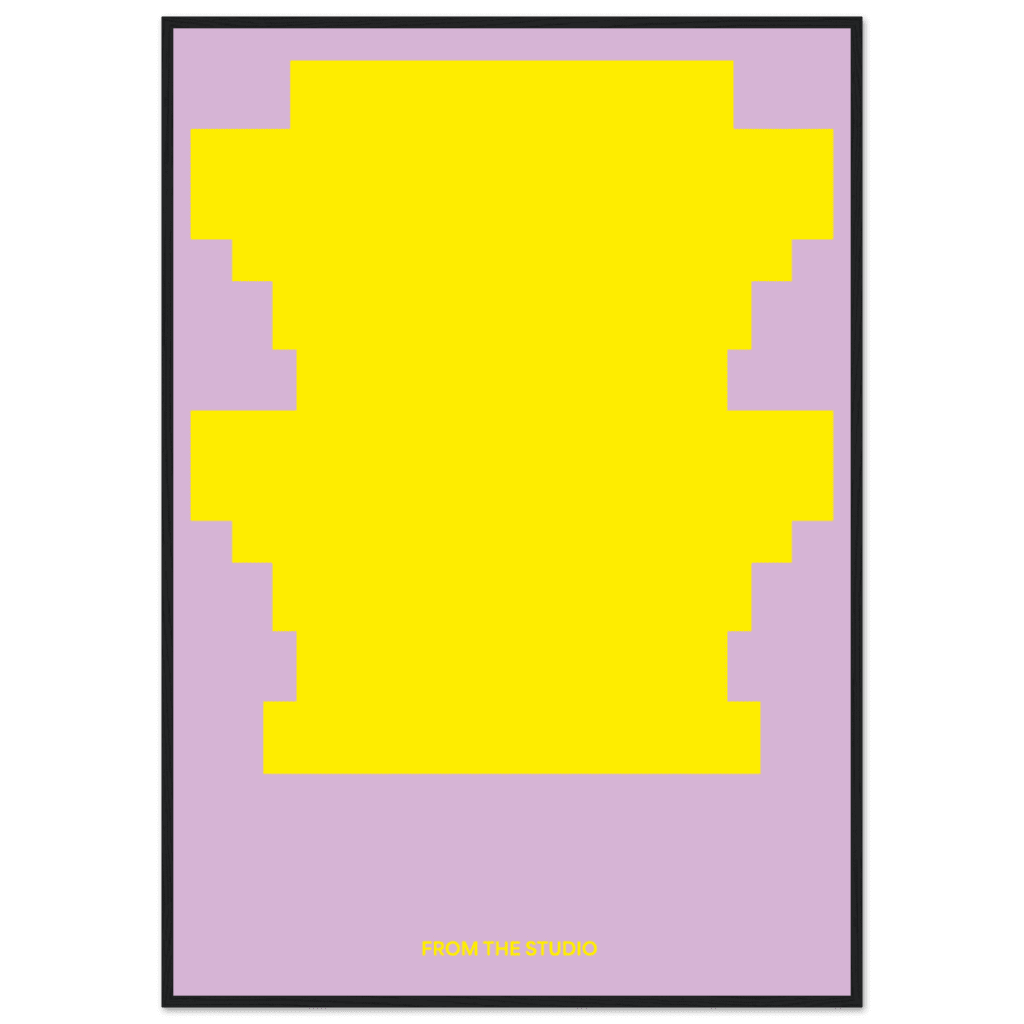 GEOMETRIC 3 ART PRINT FRAMED