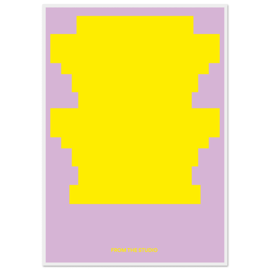 GEOMETRIC 3 ART PRINT FRAMED