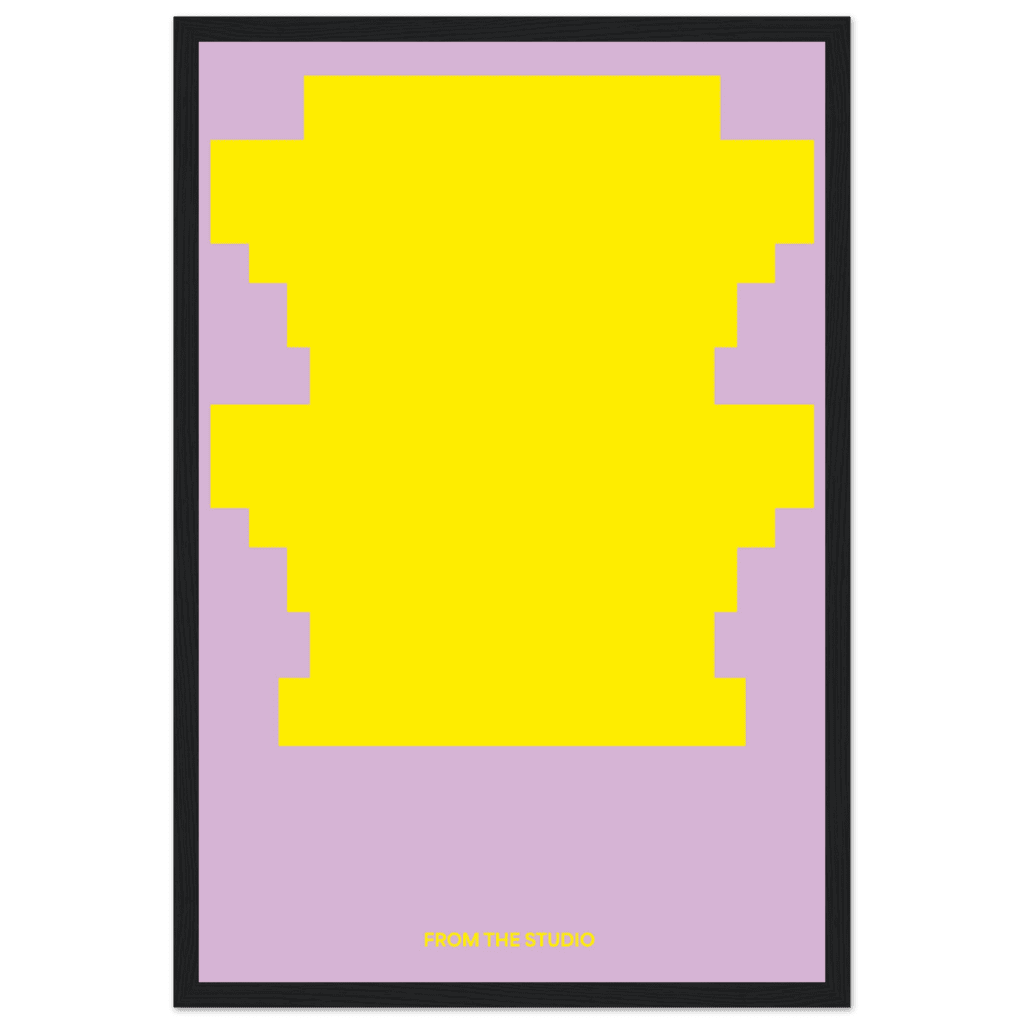 GEOMETRIC 3 ART PRINT FRAMED