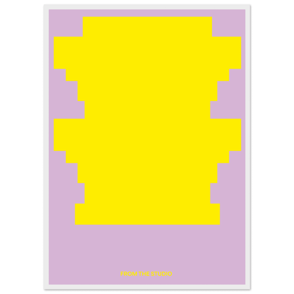 GEOMETRIC 3 ART PRINT FRAMED