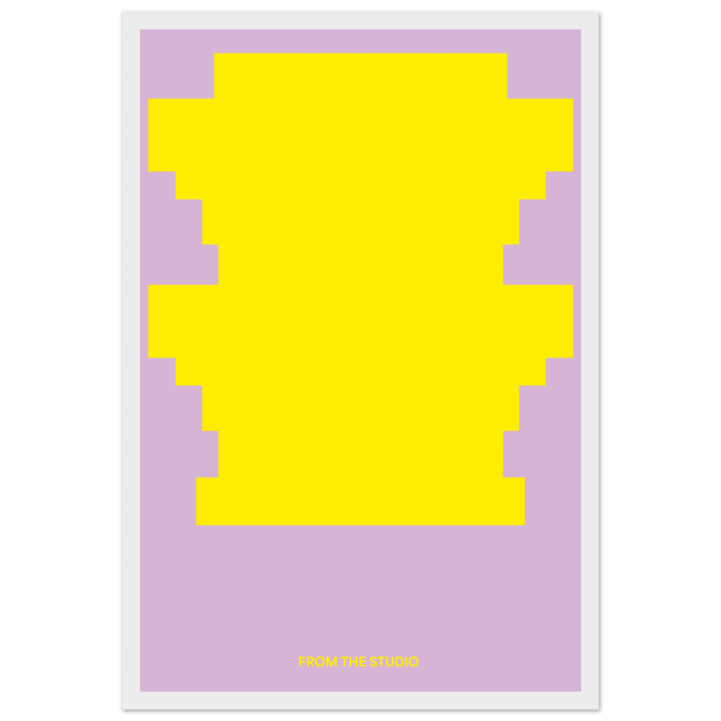 GEOMETRIC 3 ART PRINT FRAMED