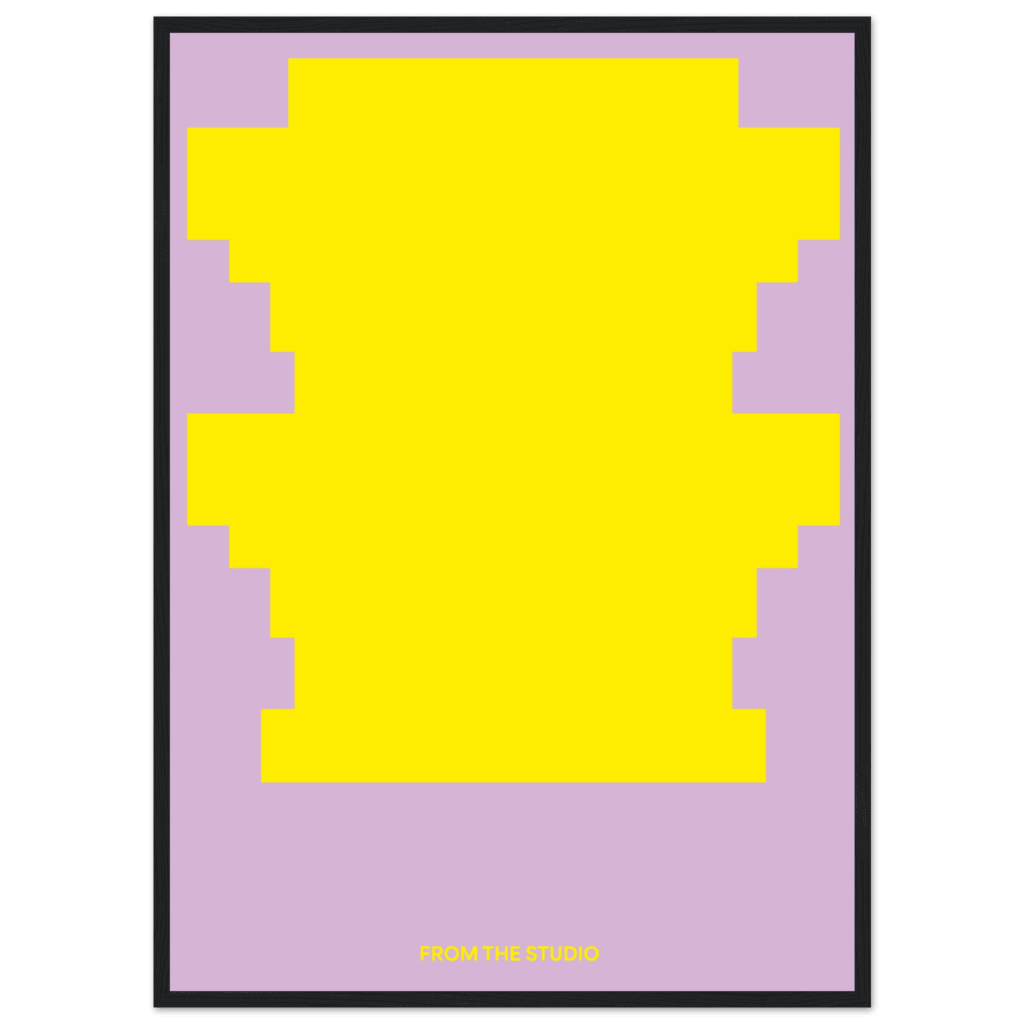 GEOMETRIC 3 ART PRINT FRAMED