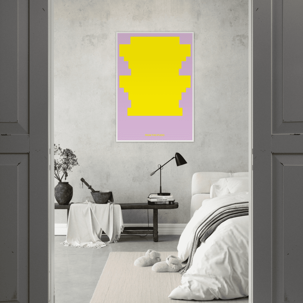 GEOMETRIC 3 ART PRINT FRAMED