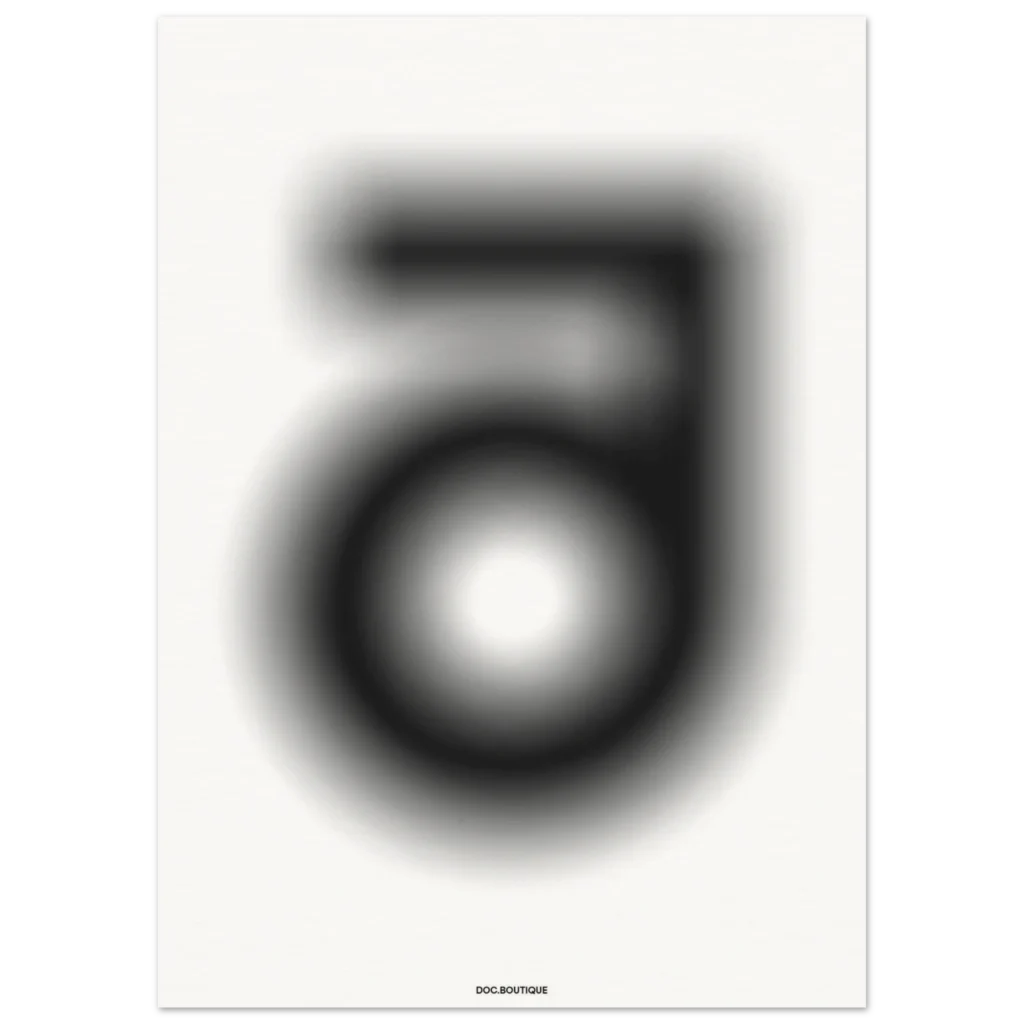 BLURRY 4 ART PRINT PREMIUM CARD