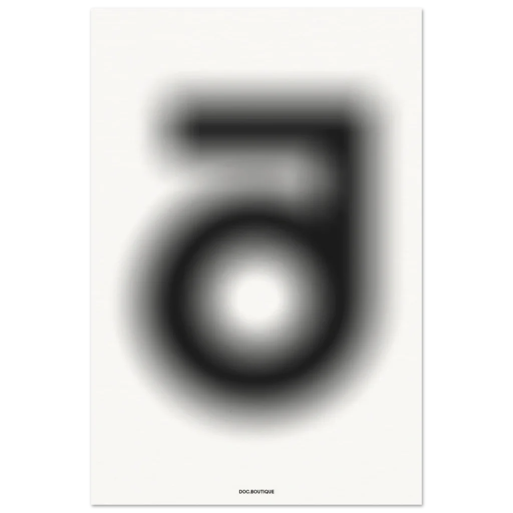 BLURRY 4 ART PRINT PREMIUM CARD