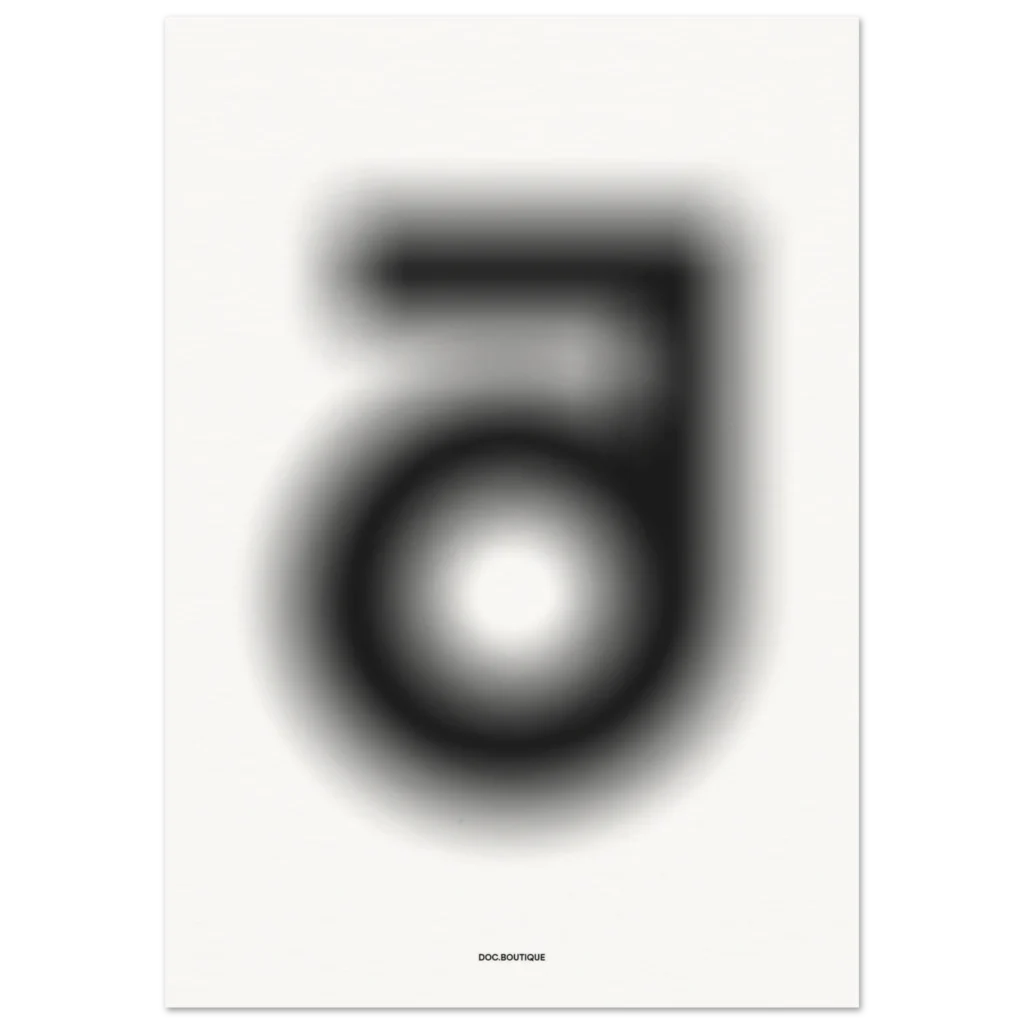 BLURRY 4 ART PRINT PREMIUM CARD